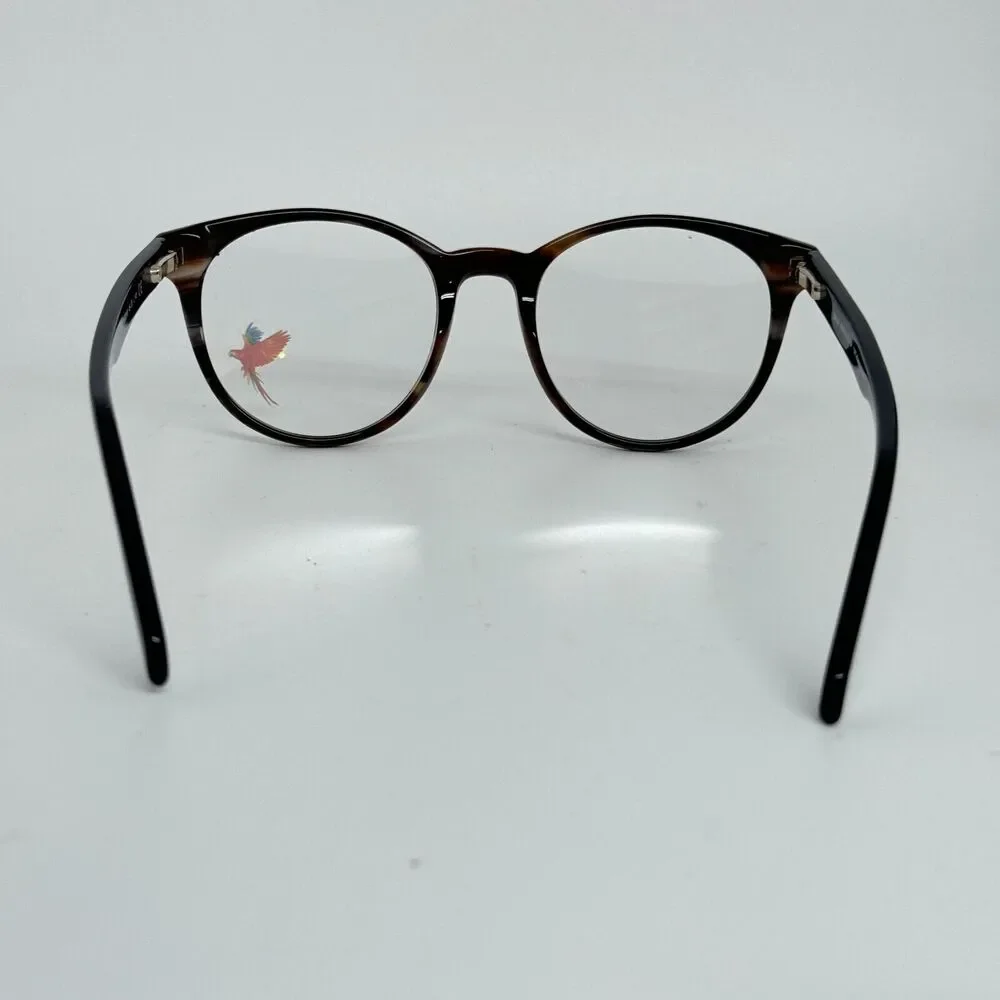 Maui Jim MJO 2118-67SP Gray/Brown Stripe Round Eyeglasses Frames 49-20-145 14423